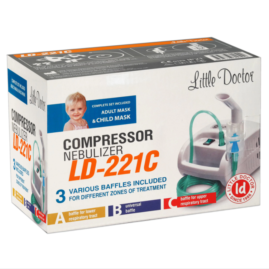 inhalator-ld221c Compressor Nebulizer Little Doctor LD-221C